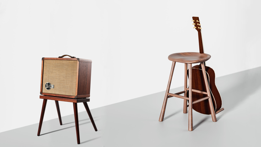 Perfect Harmony – Pairing the Guitar Master Stool with Taylor’s Circa ’74 Amp