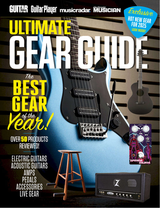 Guitar Master Stool Featured on the Cover of Guitar World! 🎸✨